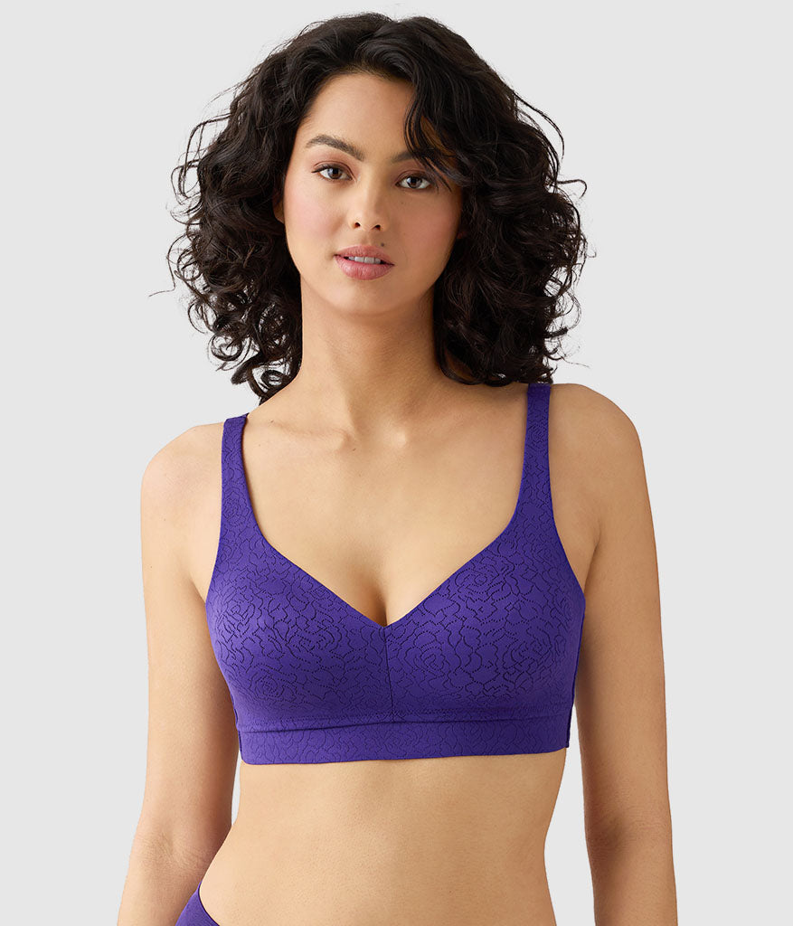 Inside Job™ Wire Free Bra - Purple Indigo | Wacoal Trusted