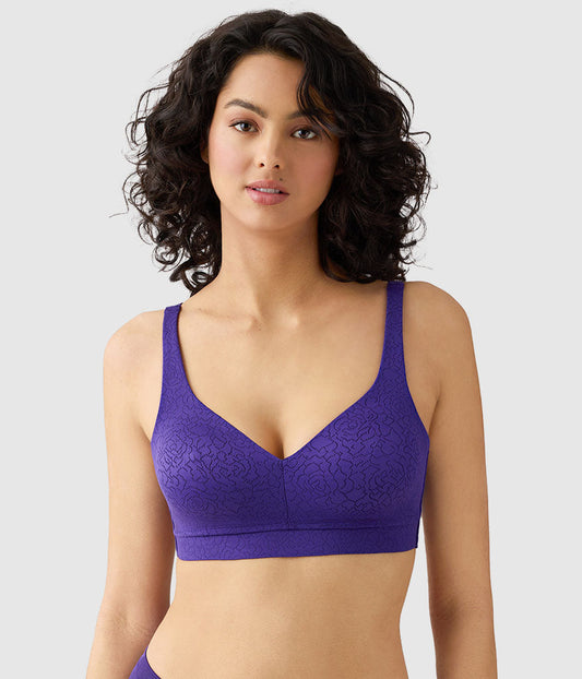 Inside Job™ Wire Free Bra - Purple Indigo | Wacoal Trusted