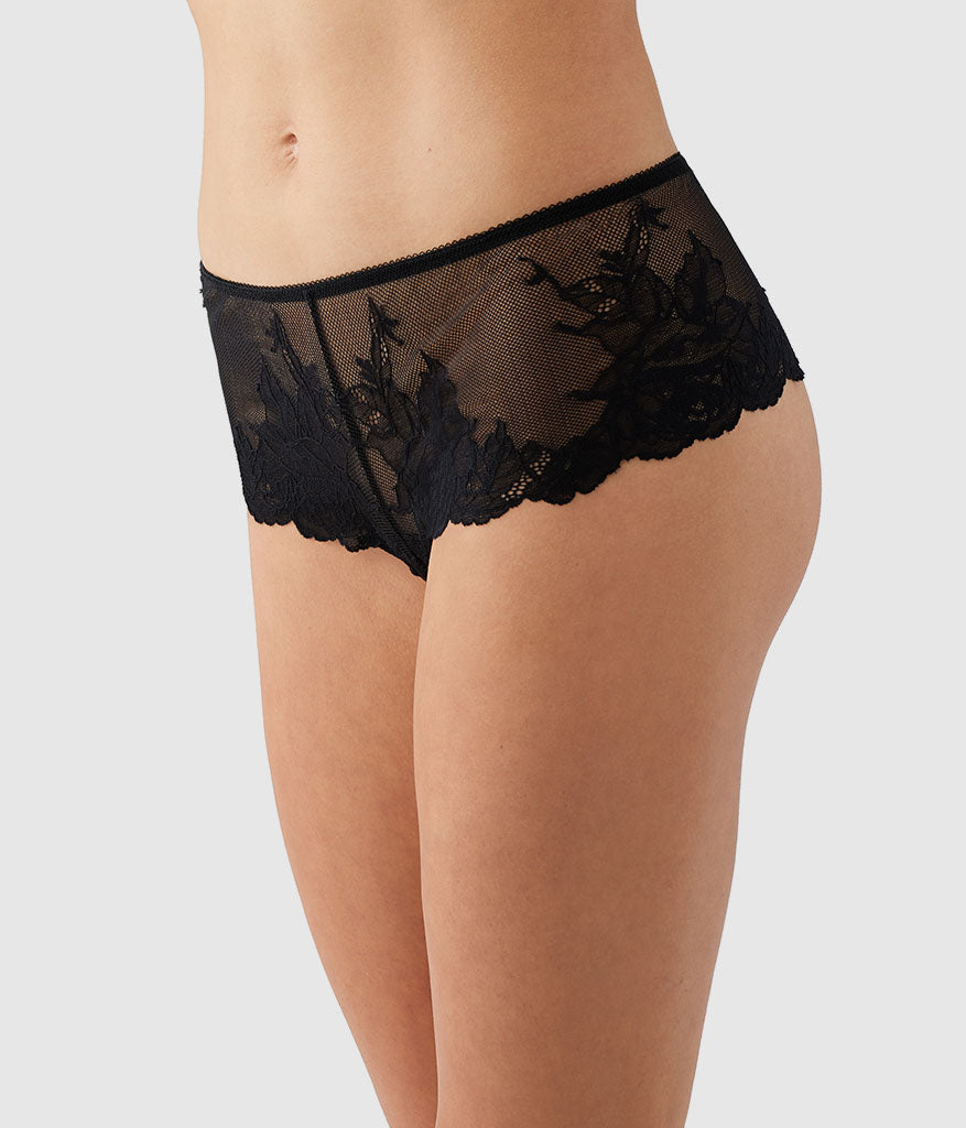 Vivid Attraction Tanga - Black | Wacoal Smart Buy