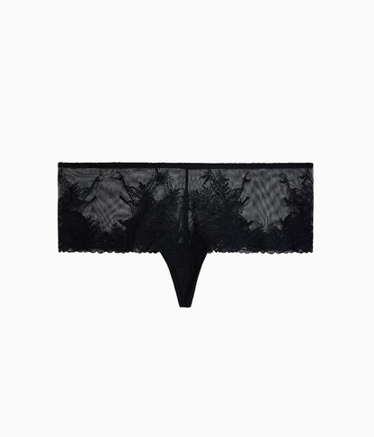 Vivid Attraction Tanga - Black | Wacoal Smart Buy