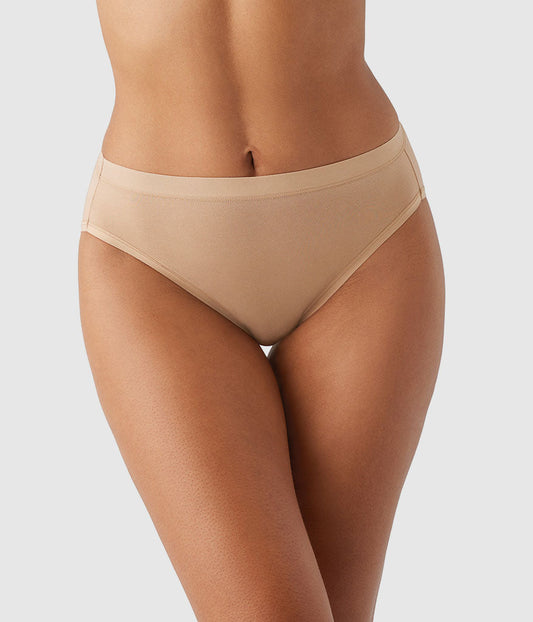 Understated Cotton Hi-Cut - Praline | Wacoal Customer Favorite