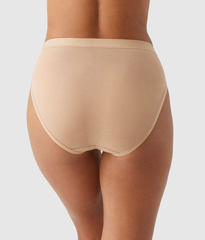 Understated Cotton Hi-Cut - Praline | Wacoal Customer Favorite