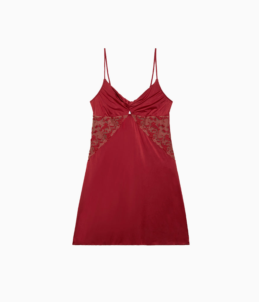 Dramatic Interlude Chemise - Deep Red | Wacoal Quality