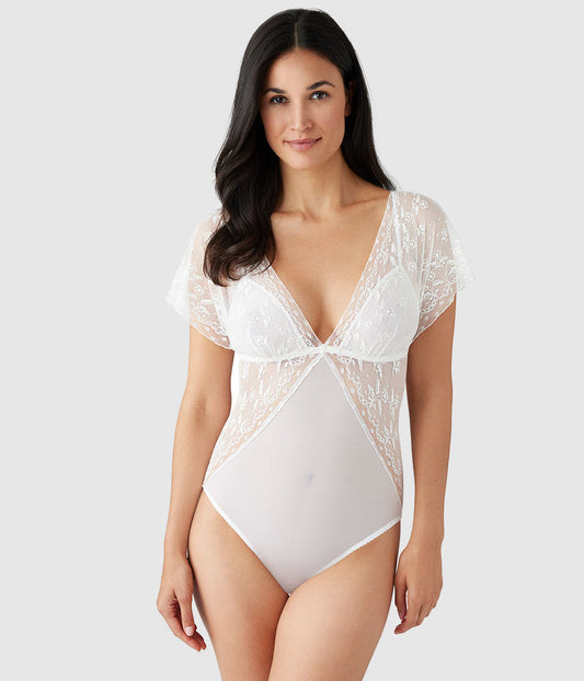Lifted In Luxury Bodysuit - Egret | Wacoal Customer Favorite