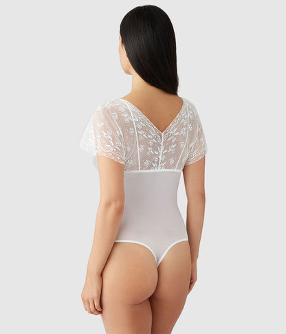 Lifted In Luxury Bodysuit - Egret | Wacoal Customer Favorite