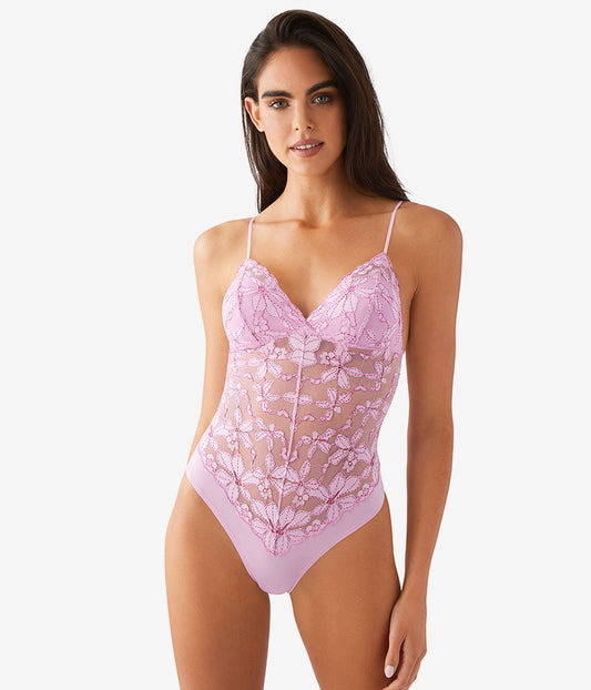 Feeling Famous Bodysuit - Pink Lavender/Very Berry | Wacoal Great Value