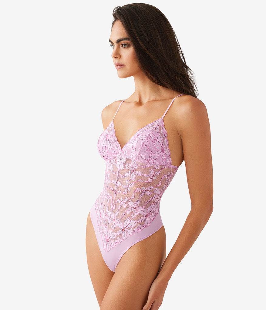 Feeling Famous Bodysuit - Pink Lavender/Very Berry | Wacoal Great Value