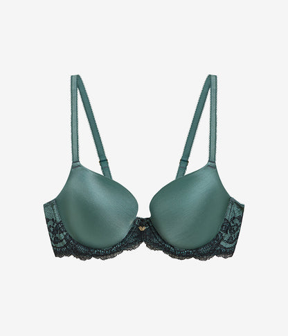 Modern Affair T-Shirt Bra - Silver Pine/Black | Wacoal Latest