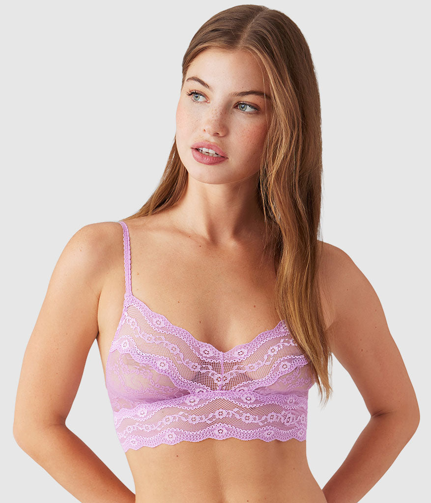 Lace Kiss Bralette - Smoky Grape | Wacoal Latest