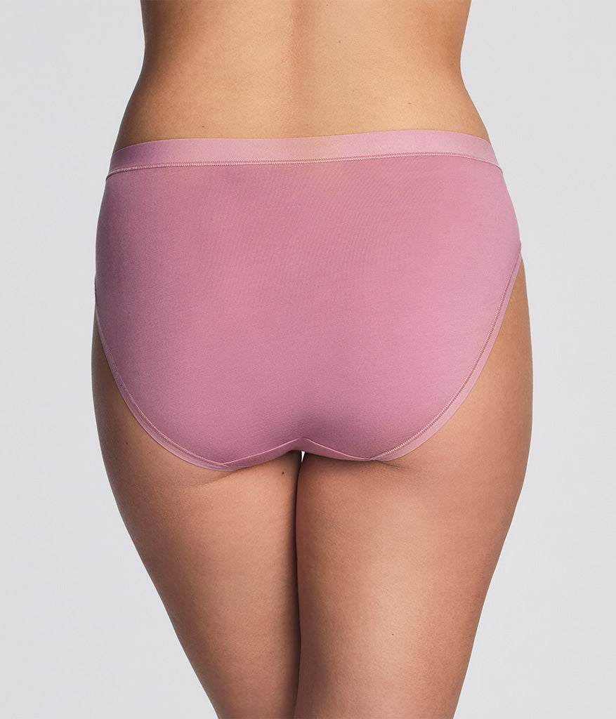 Understated Cotton Hi-Cut - Lilas | Wacoal Value