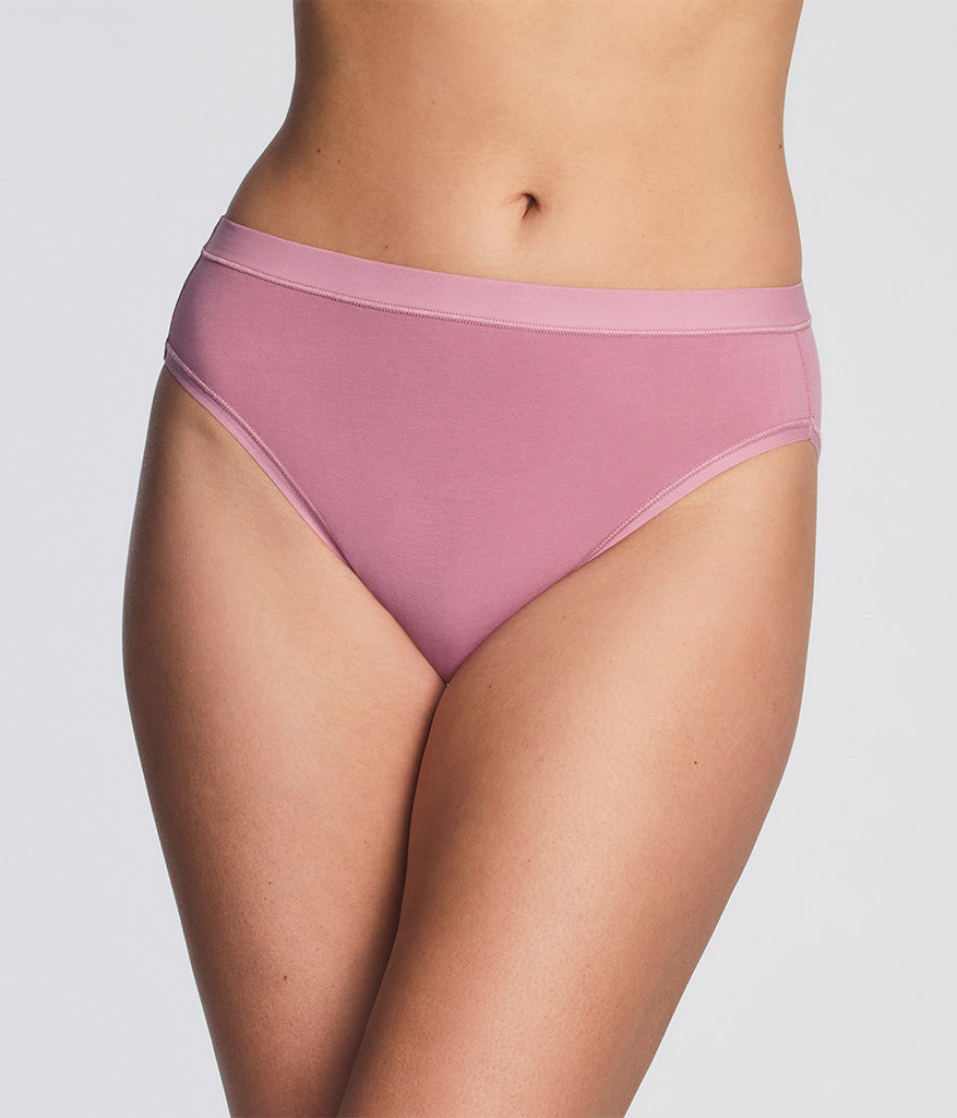 Understated Cotton Hi-Cut - Lilas | Wacoal Value