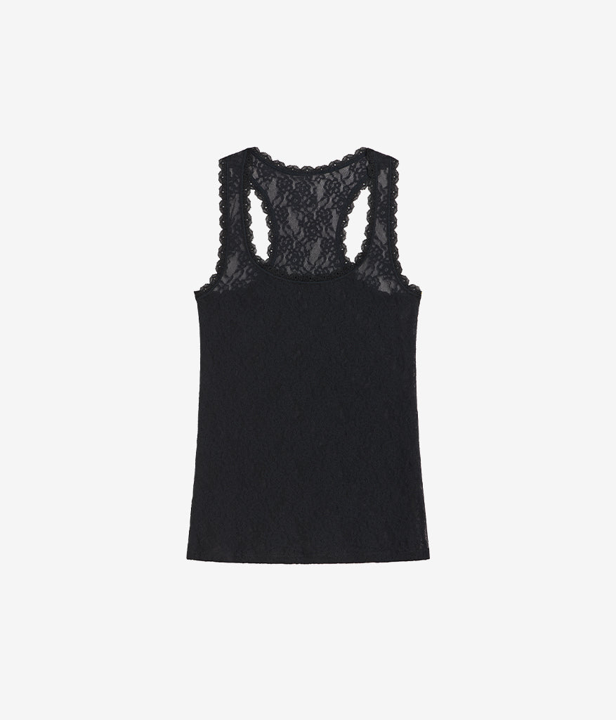 Effortlessly Lace Tank - Night | Wacoal Quality