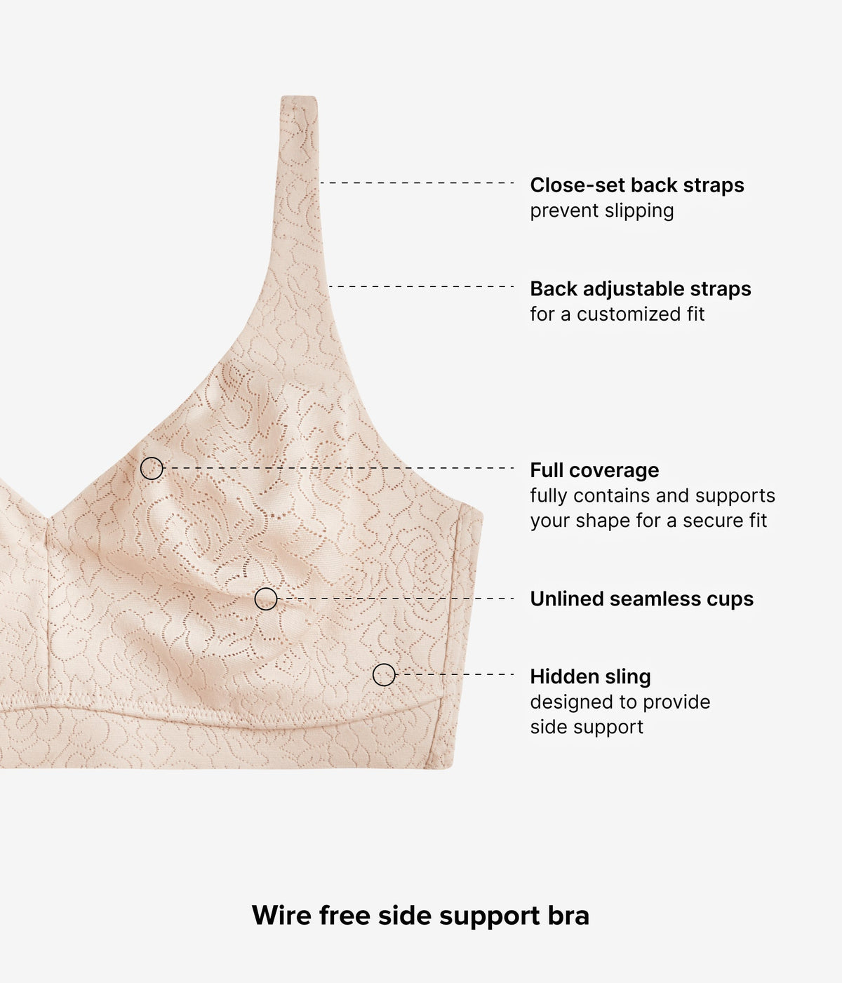 Inside Job™ Wire Free Bra - Sand | Wacoal Smart Buy