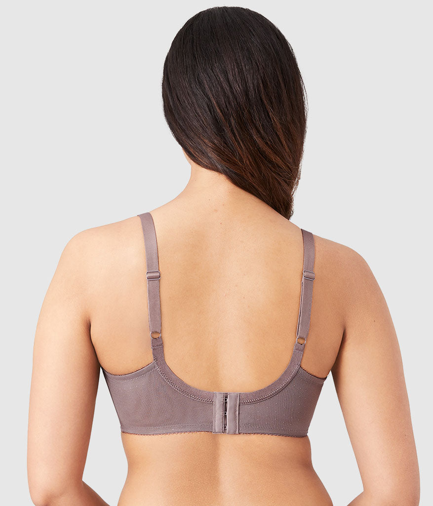 Retro Chic Full Figure Underwire Bra - Cappuccino | Wacoal Great Value