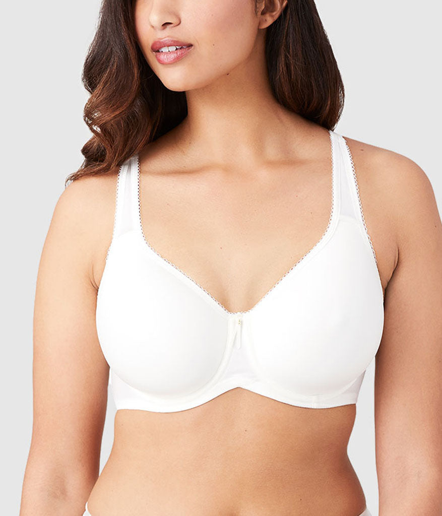 Basic Beauty Spacer Underwire T-Shirt Bra - White | Wacoal Customer Favorite
