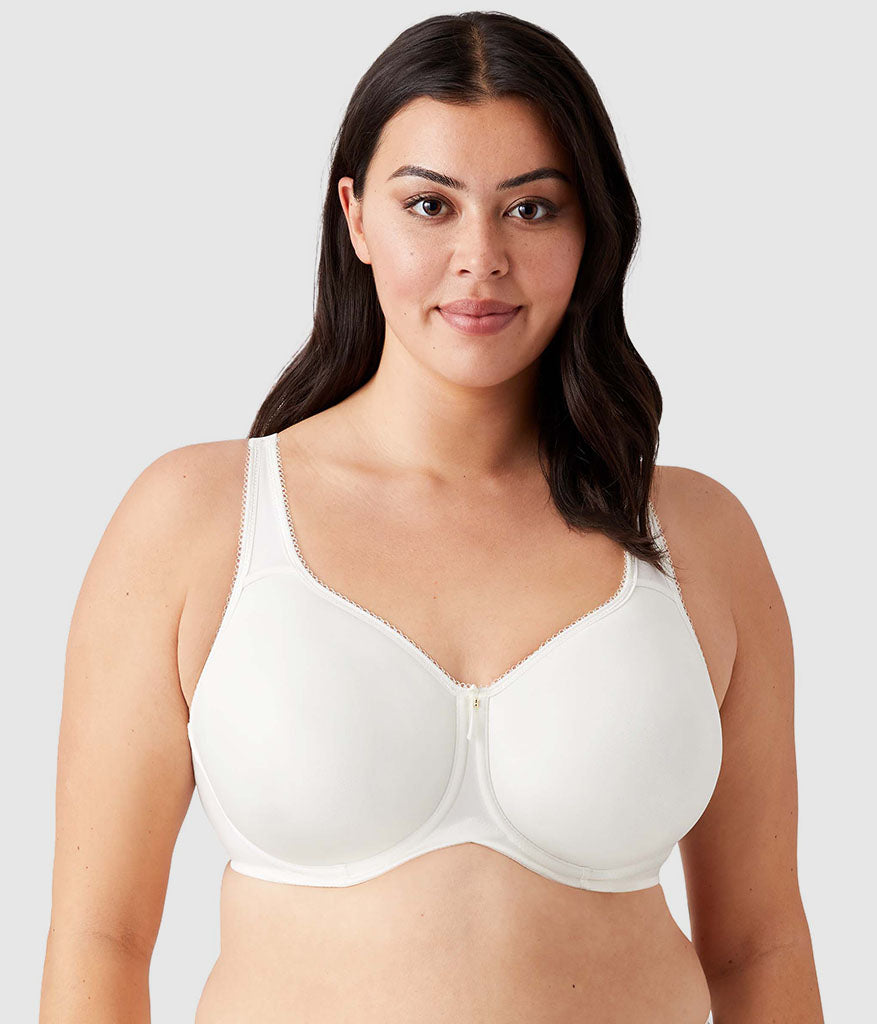 Basic Beauty Spacer Underwire T-Shirt Bra - White | Wacoal Customer Favorite