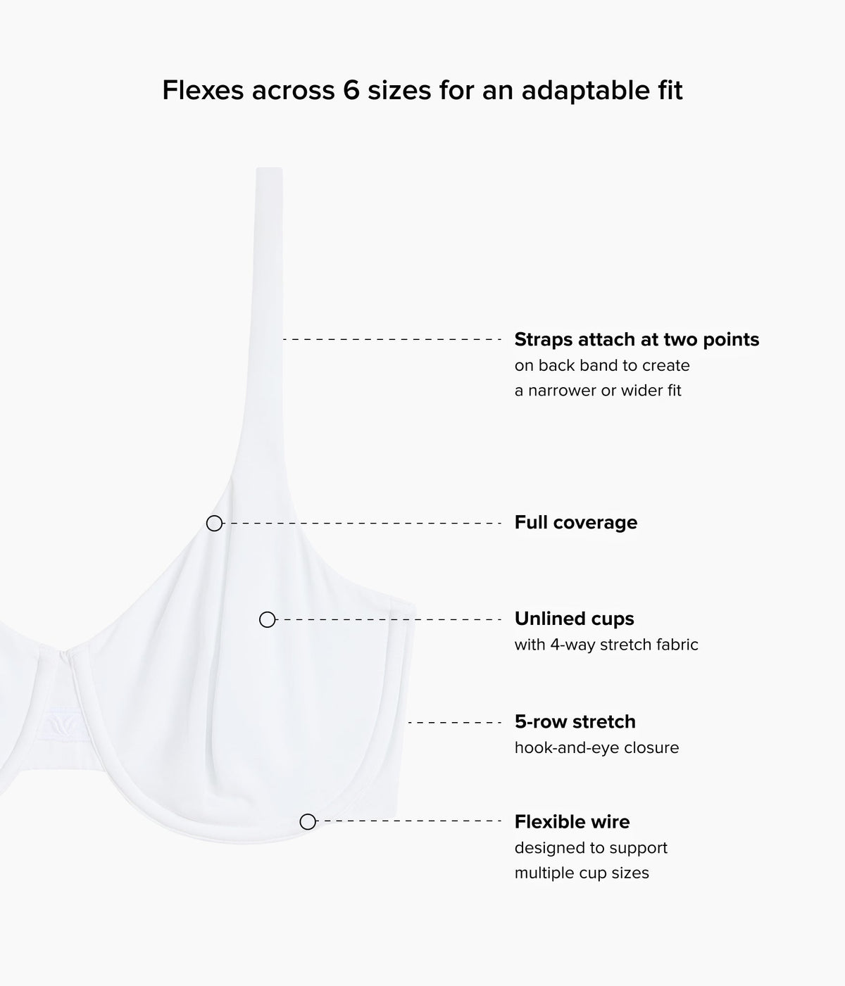 Ever Flexing™ Underwire Bra - White | Wacoal Top Pick