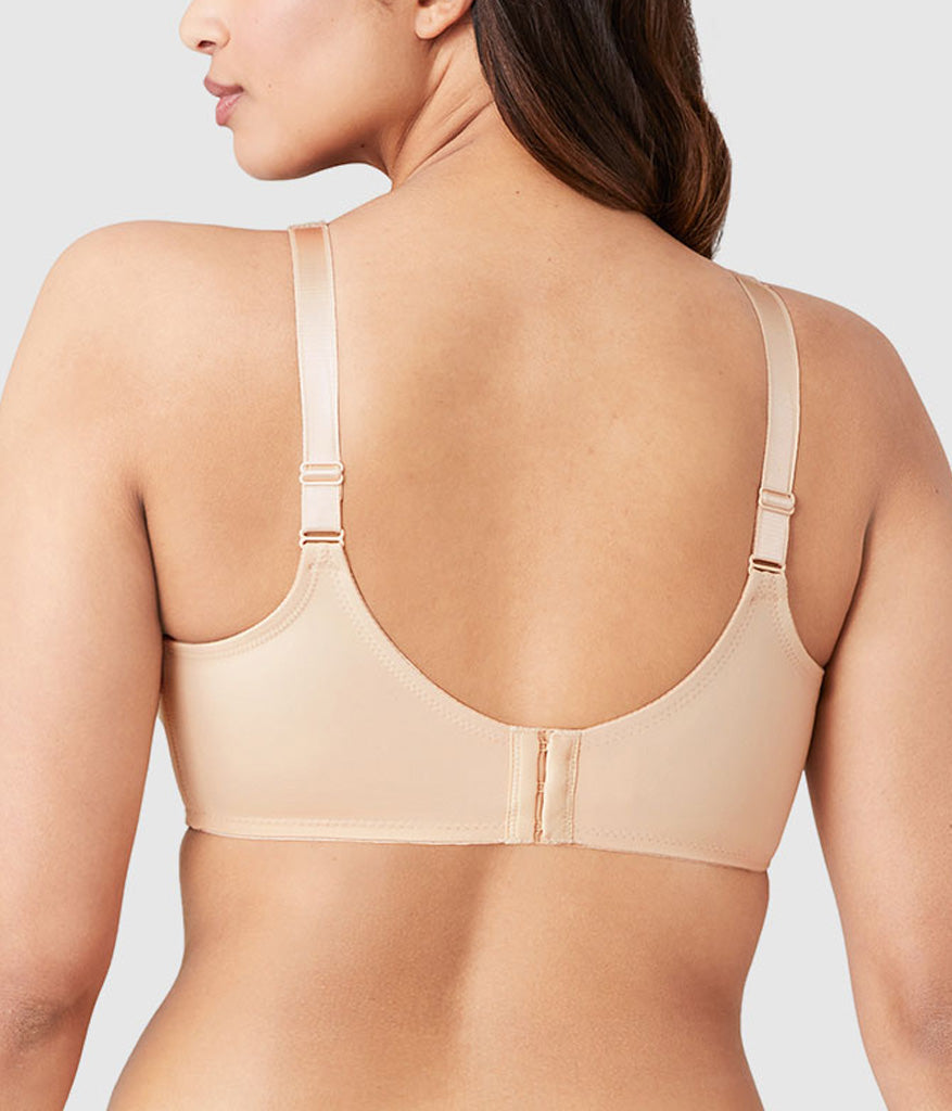 Bodysuede Ultra Full Figure Seamless Underwire Bra - Sand | Wacoal Great Value