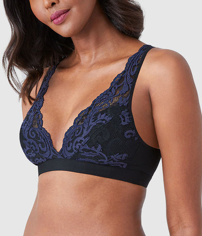 Instant Icon® Bralette - Black/Eclipse | Wacoal Top Pick