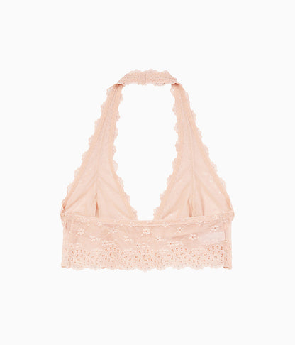 Inspired Eyelet Halter Bralette - Rose Smoke | Wacoal Great Value