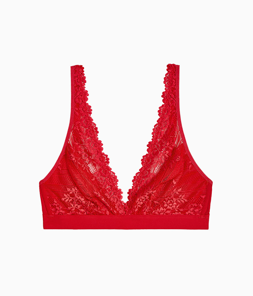 Embrace Lace® Wire Free Bralette - Equestrian Red | Wacoal Latest