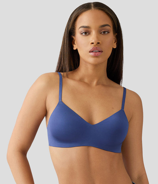 Spotlight Wire Free T-Shirt Bra - Crown Blue | Wacoal Trusted