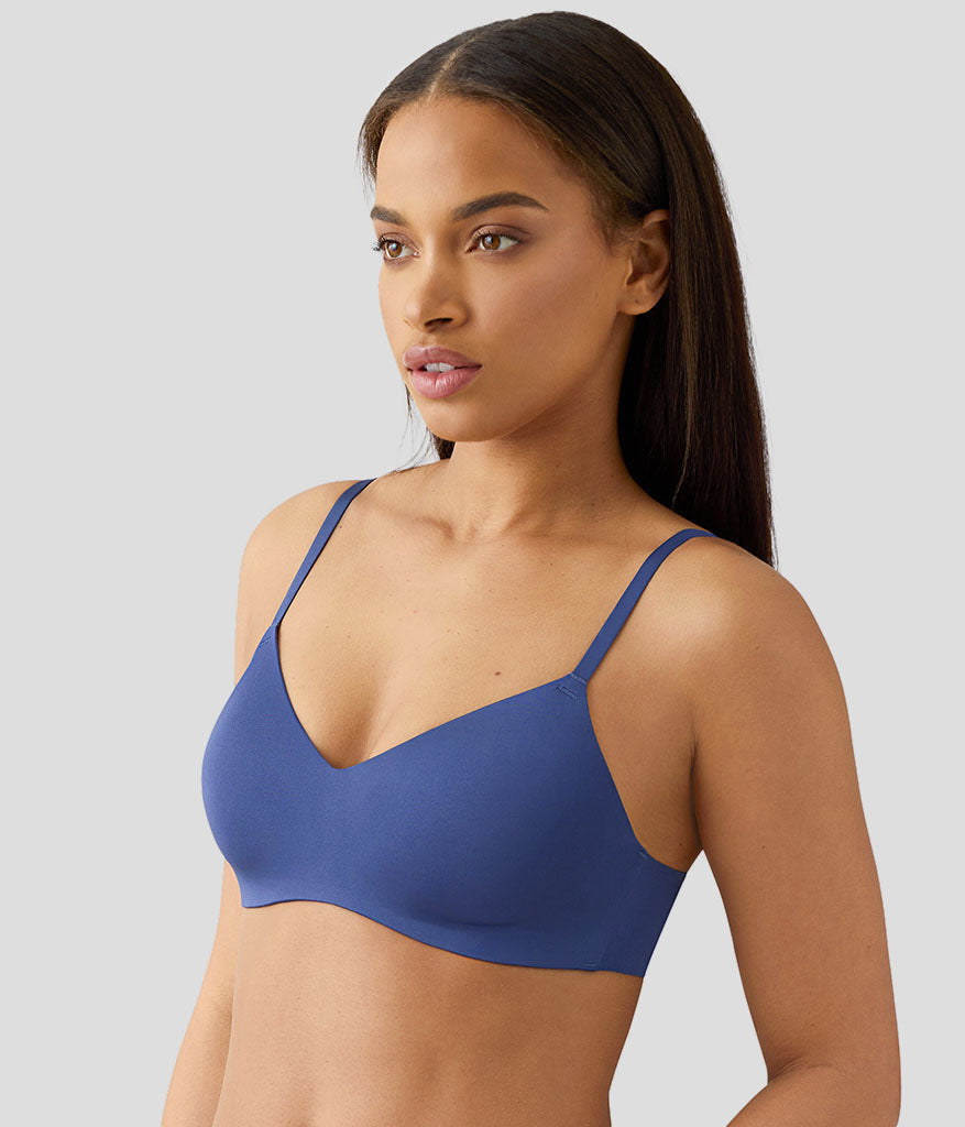 Spotlight Wire Free T-Shirt Bra - Crown Blue | Wacoal Trusted
