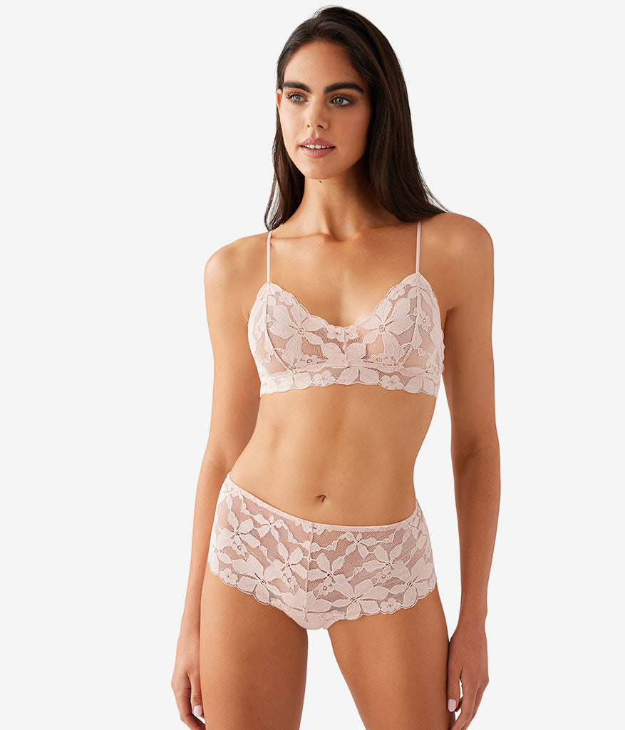 Feeling Famous Bralette - Rose Smoke/White | Wacoal Top Pick
