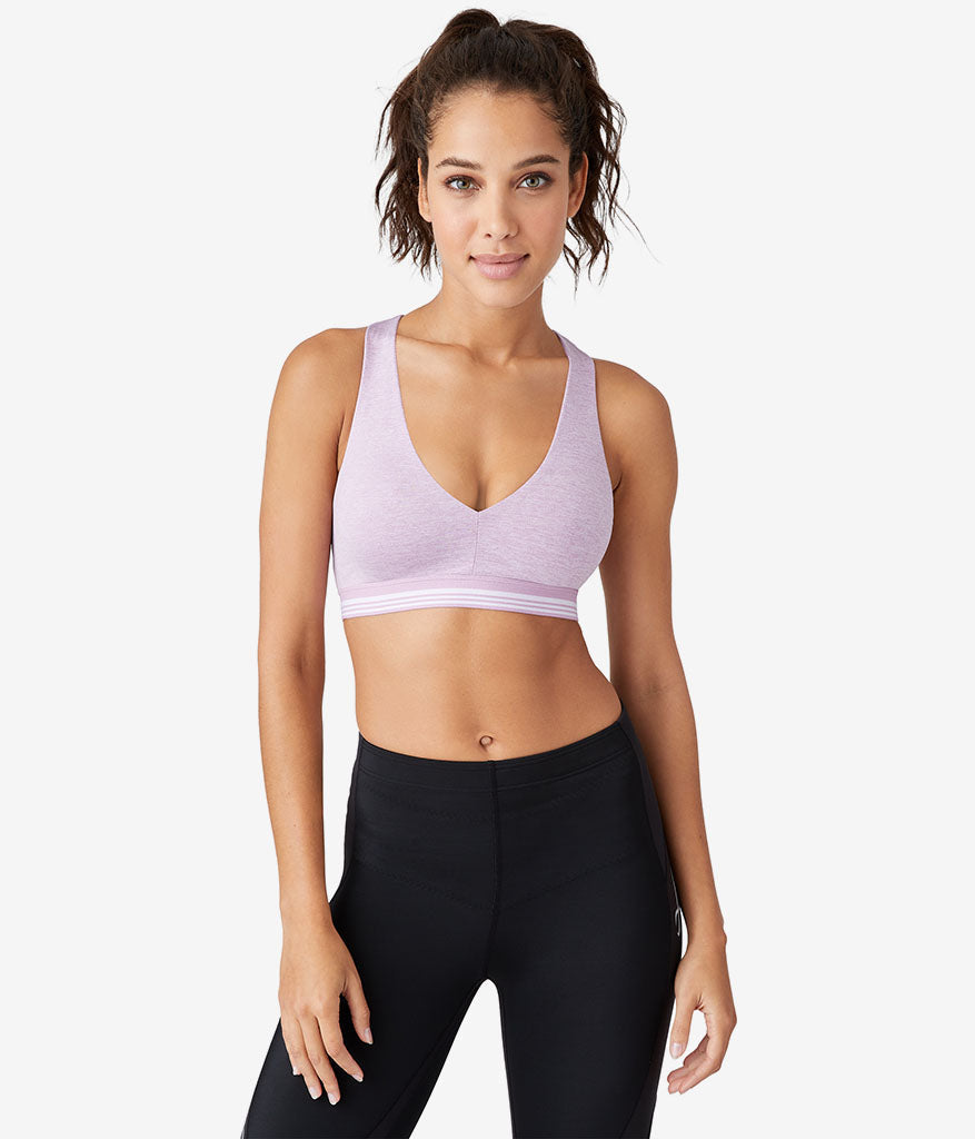 b.active Racerback Sport Bralette - Lavender Herb Heather | Wacoal Trusted