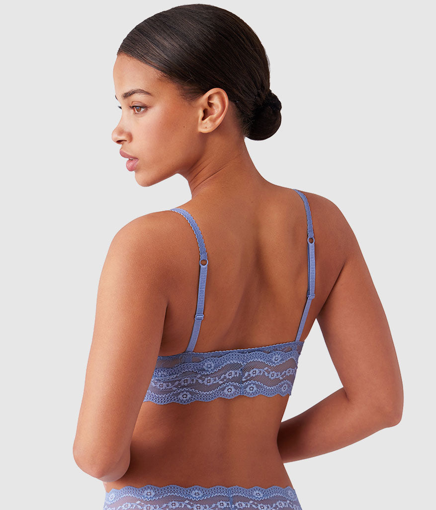 Lace Kiss Bralette - Country Blue | Wacoal Smart Buy