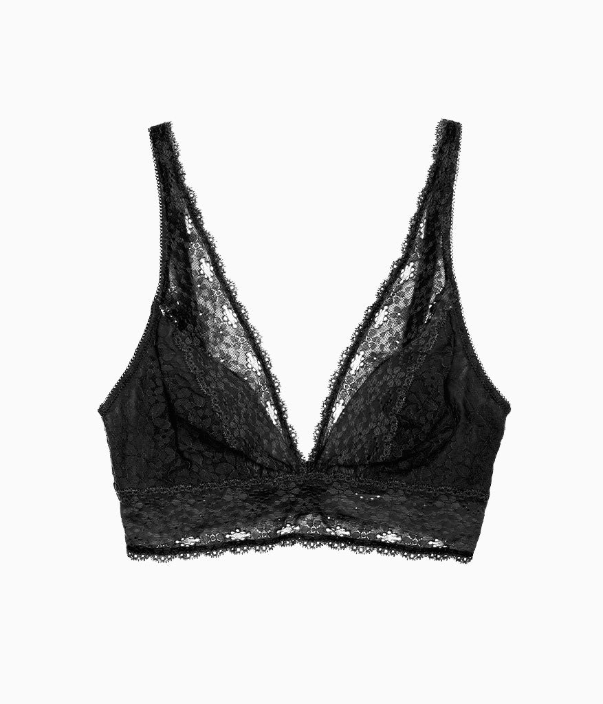 Halo Lace Wire Free Bralette - Black | Wacoal Great Value