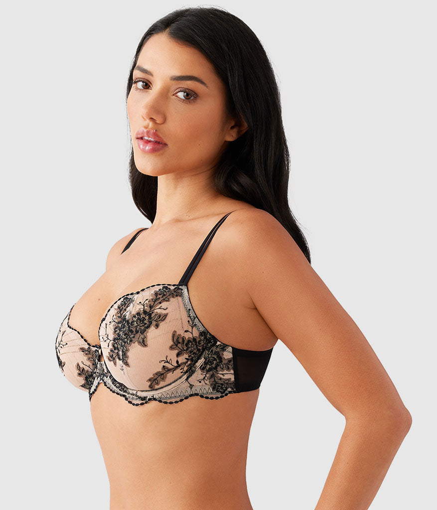 Midnight Soiree Underwire Bra - Caviar | Wacoal Smart Buy