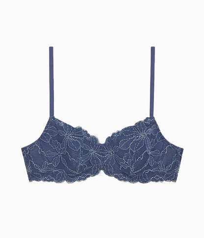 Feeling Famous Balconette Contour Bra - Crown Blue/ Blue Glow | Wacoal Quality