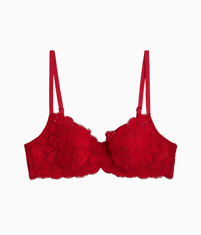 Feeling Famous Balconette Contour Bra - Chili Pepper/Biking Red | Wacoal Top Pick