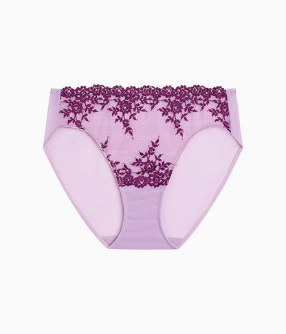 Embrace Lace® Hi-Cut - Lavender Sage/Dark Purple | Wacoal Customer Favorite