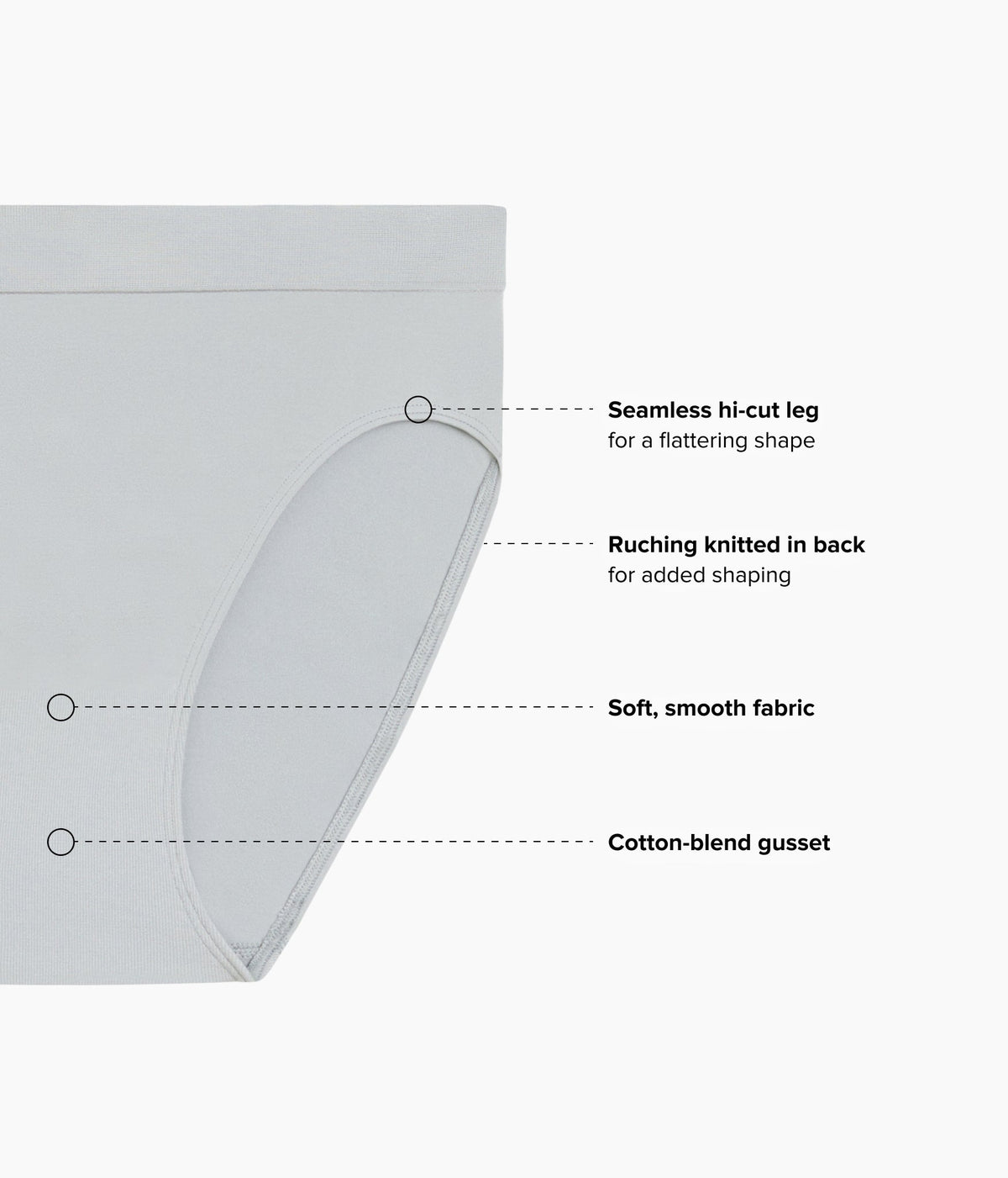 B-Smooth® Seamless Hi-Cut - Belgian Block | Wacoal Smart Buy