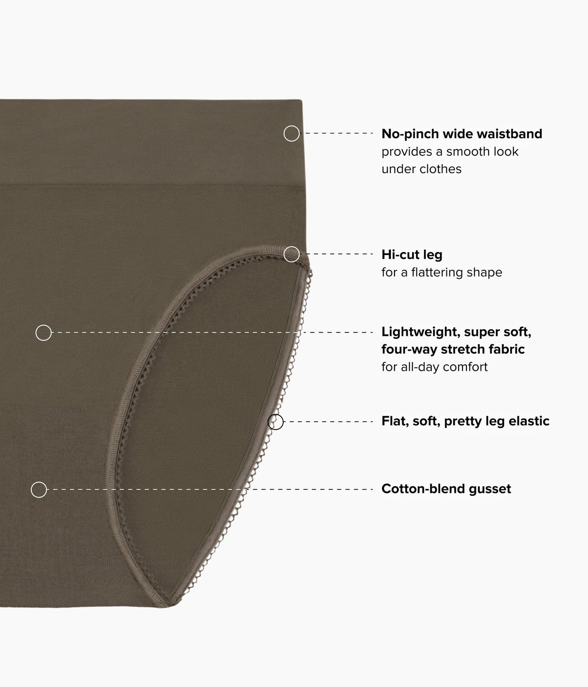 Feeling Flexible Hi-Cut - Bungee Cord | Wacoal Great Value