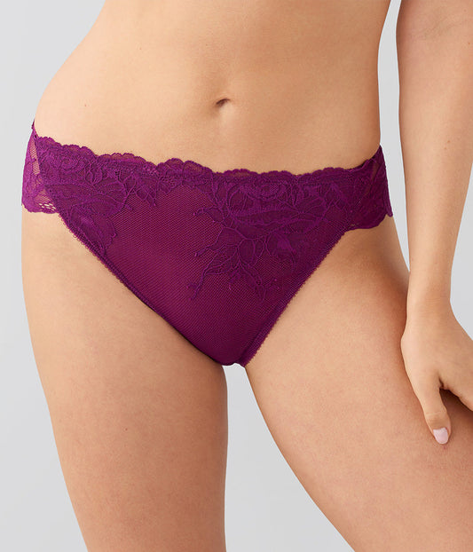 Vivid Attraction Hi-Cut - Dark Purple | Wacoal Latest