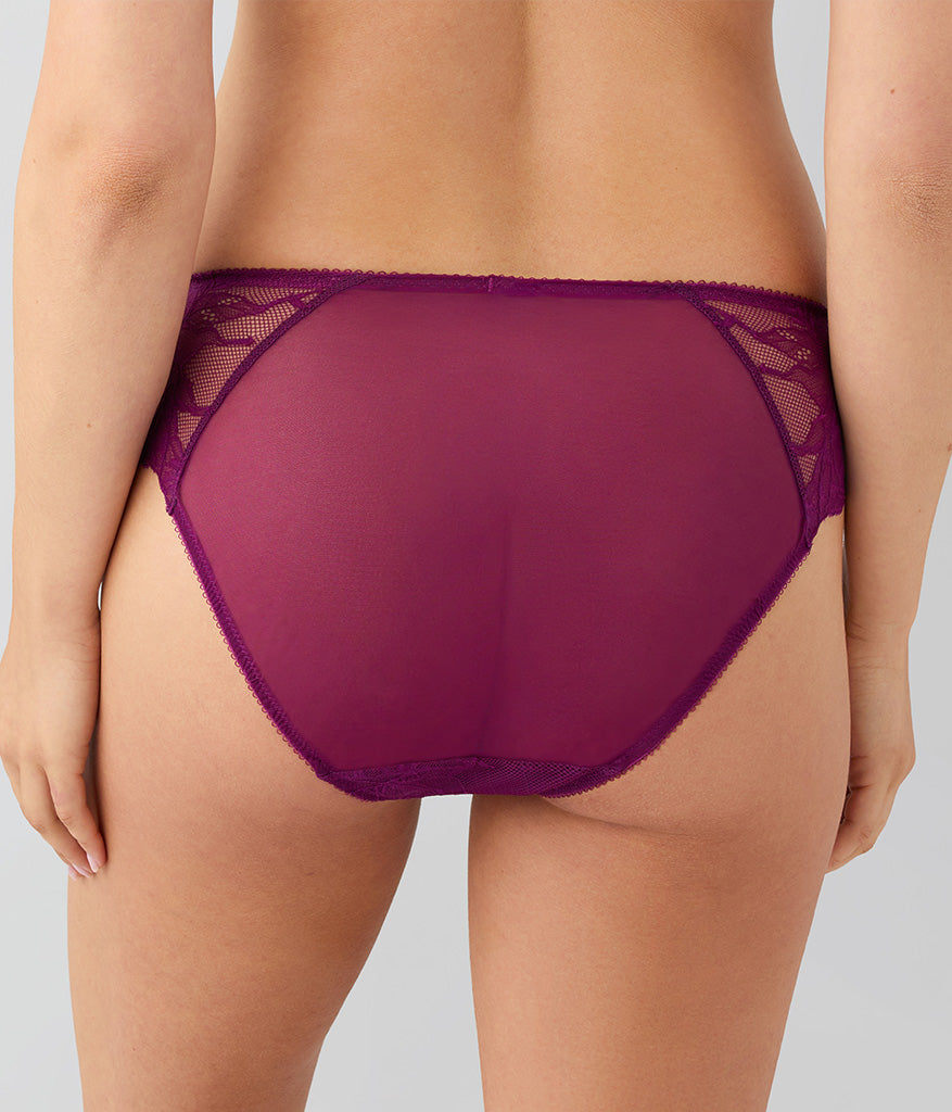 Vivid Attraction Hi-Cut - Dark Purple | Wacoal Latest