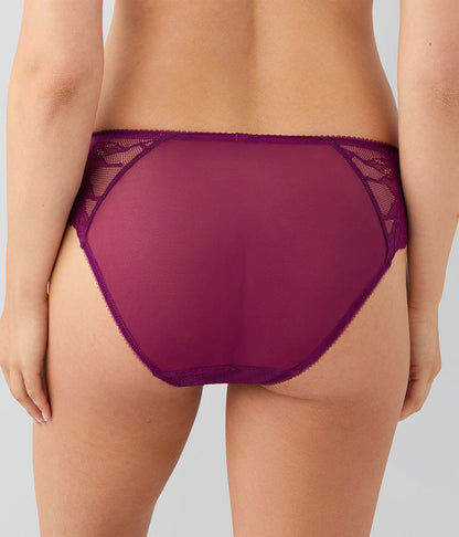 Vivid Attraction Hi-Cut - Dark Purple | Wacoal Latest