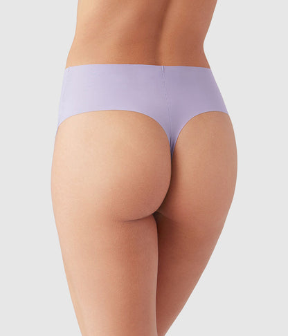 b.bare Hi-Waist Thong - Lavender Gray | Wacoal Smart Buy