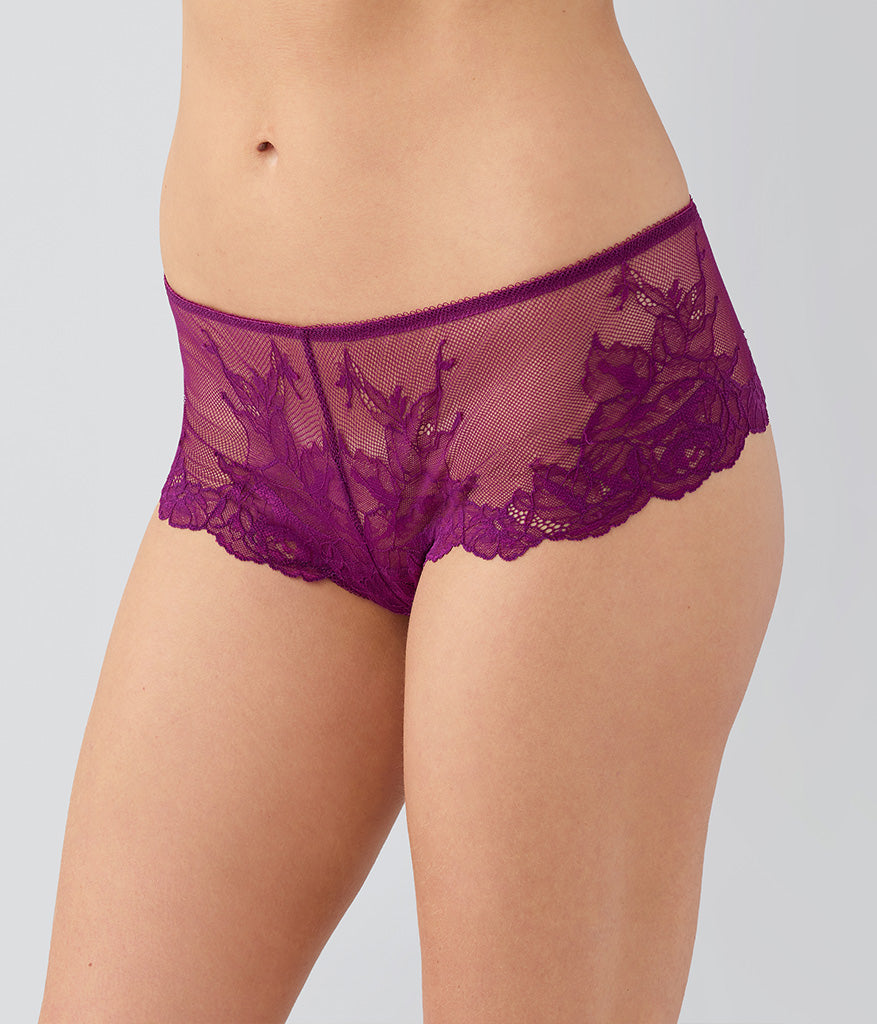 Vivid Attraction Tanga - Dark Purple | Wacoal Top Pick