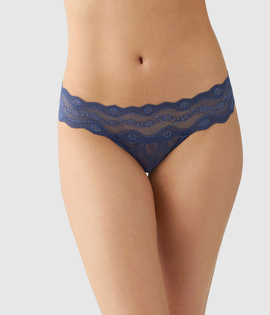 Lace Kiss Bikini - Crown Blue | Wacoal Trusted