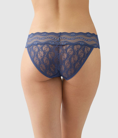 Lace Kiss Bikini - Crown Blue | Wacoal Trusted
