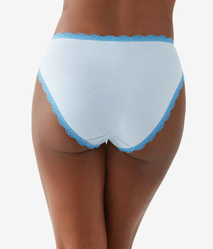 Inspired Eyelet Hi-Leg - Dream Blue | Wacoal Trusted