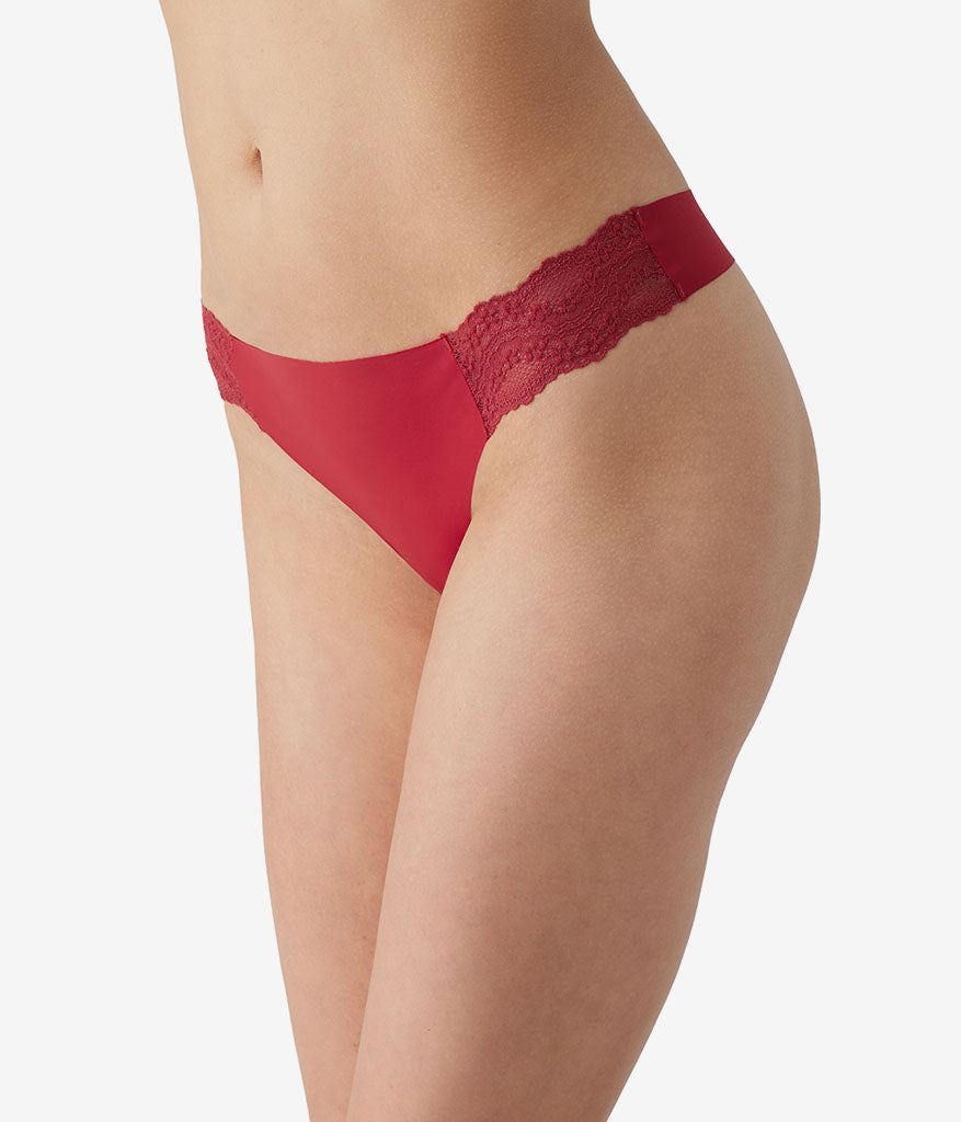 b.bare Thong - Haute Red | Wacoal Customer Favorite