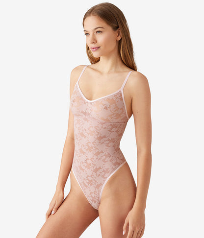 Shadow Scene Bodysuit - Blush Pink | Wacoal Customer Favorite