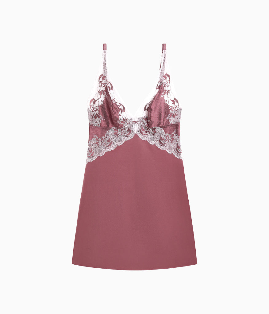 Modern Affair Chemise - Rose Brown/Cradle Pink | Wacoal Latest