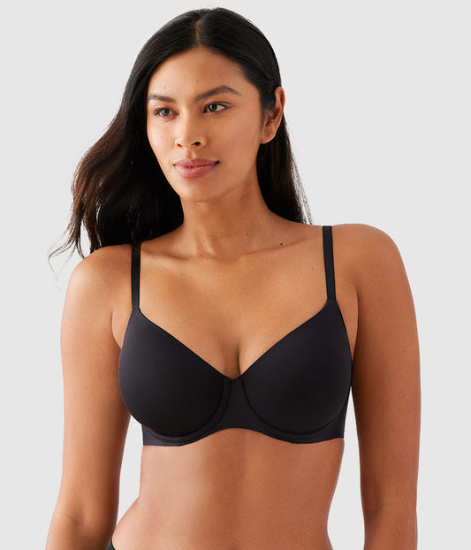 Sleek Standard Underwire Bra - Black | Wacoal Trusted