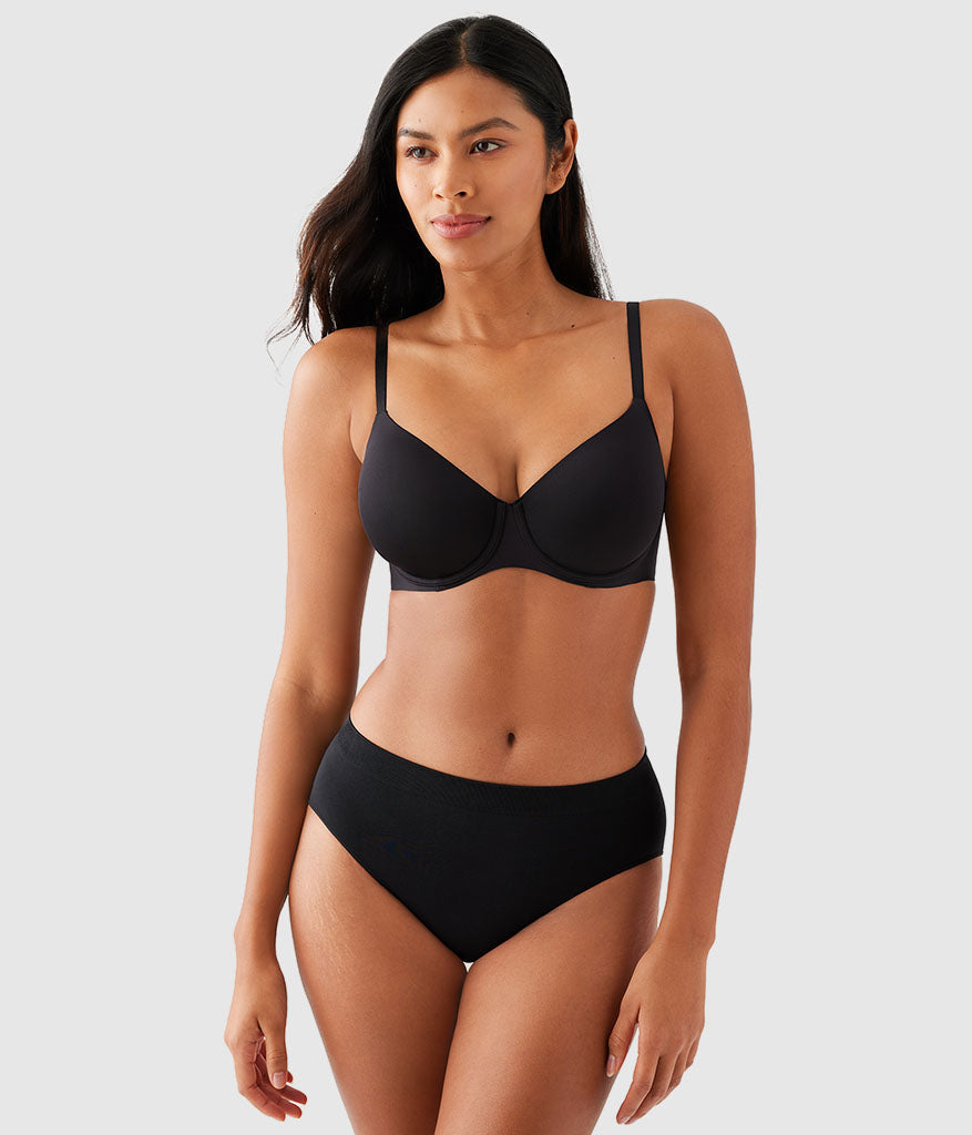 Sleek Standard Underwire Bra - Black | Wacoal Trusted